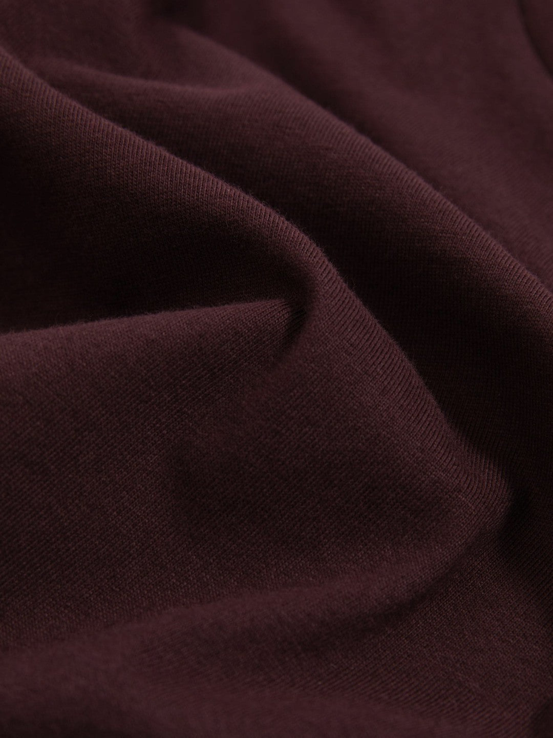 9-13 yrs Cotton Crew-Neck T-Shirt in Bordeaux