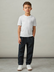 Cotton Crew-Neck T-Shirts 3 Pack in White