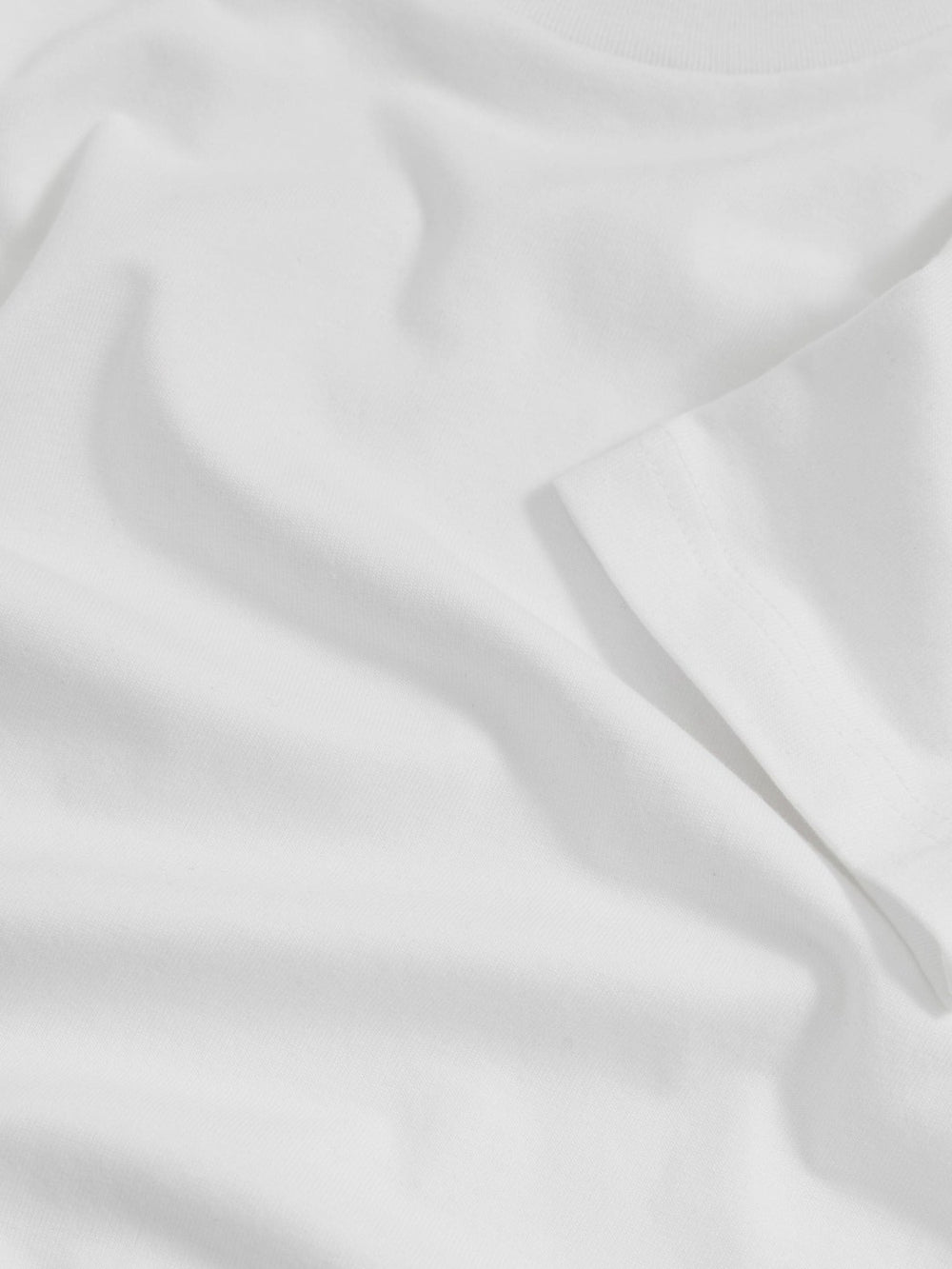 Cotton Crew-Neck T-Shirts 3 Pack in White