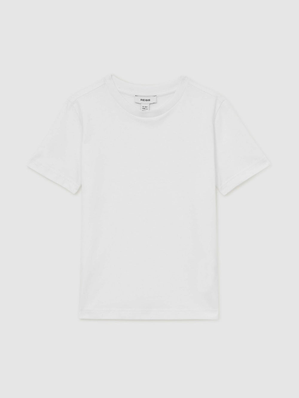 3-9 yrs Cotton Crew-Neck T-Shirt in White
