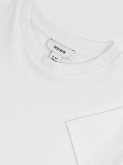 3-9 yrs Cotton Crew-Neck T-Shirt in White