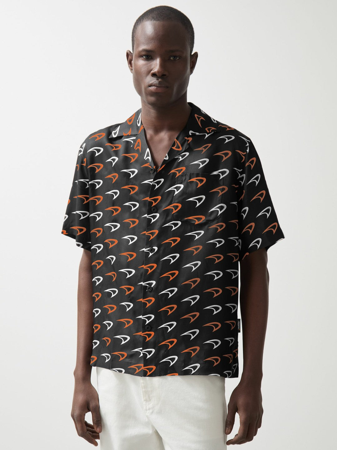 McLaren F1 Team Speedmark Logo Shirt in Black