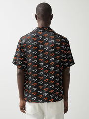 McLaren F1 Team Speedmark Logo Shirt in Black