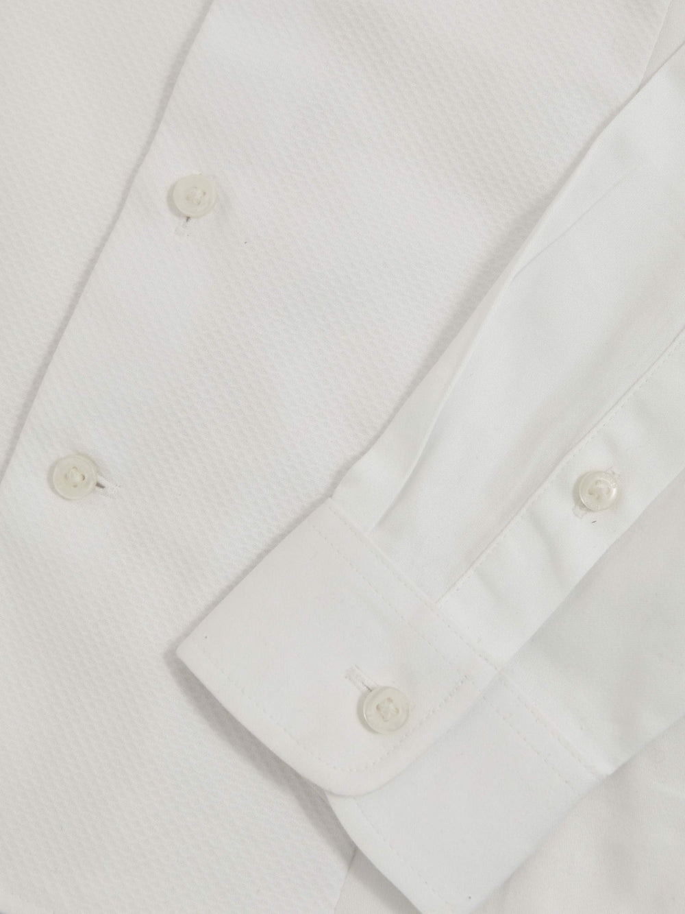 3-9 yrs Cotton Slim-Fit Dinner Shirt in White