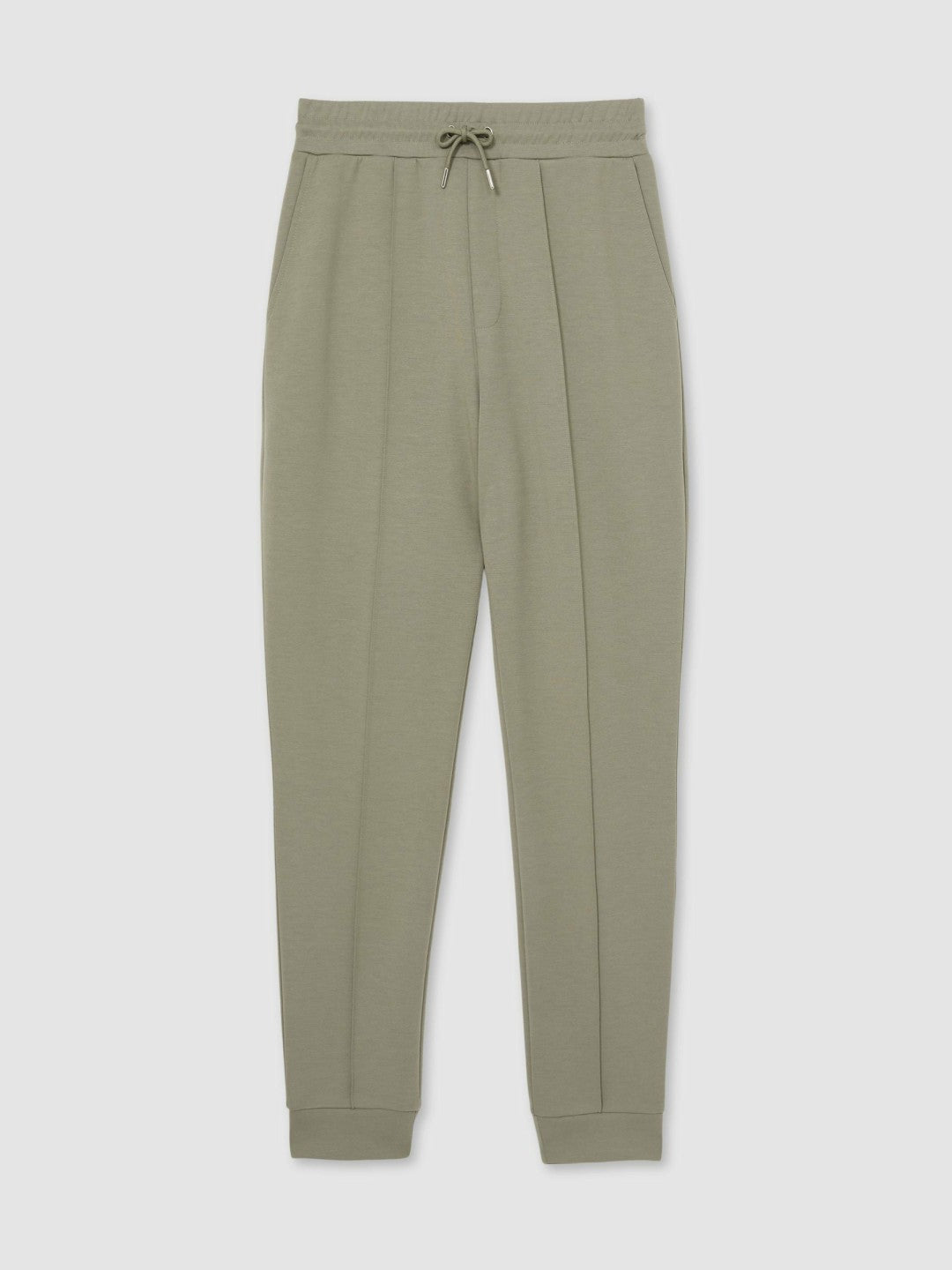 Drawstring Jersey Joggers in Sage