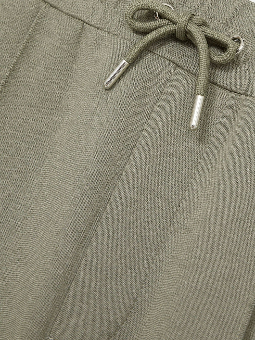Drawstring Jersey Joggers in Sage