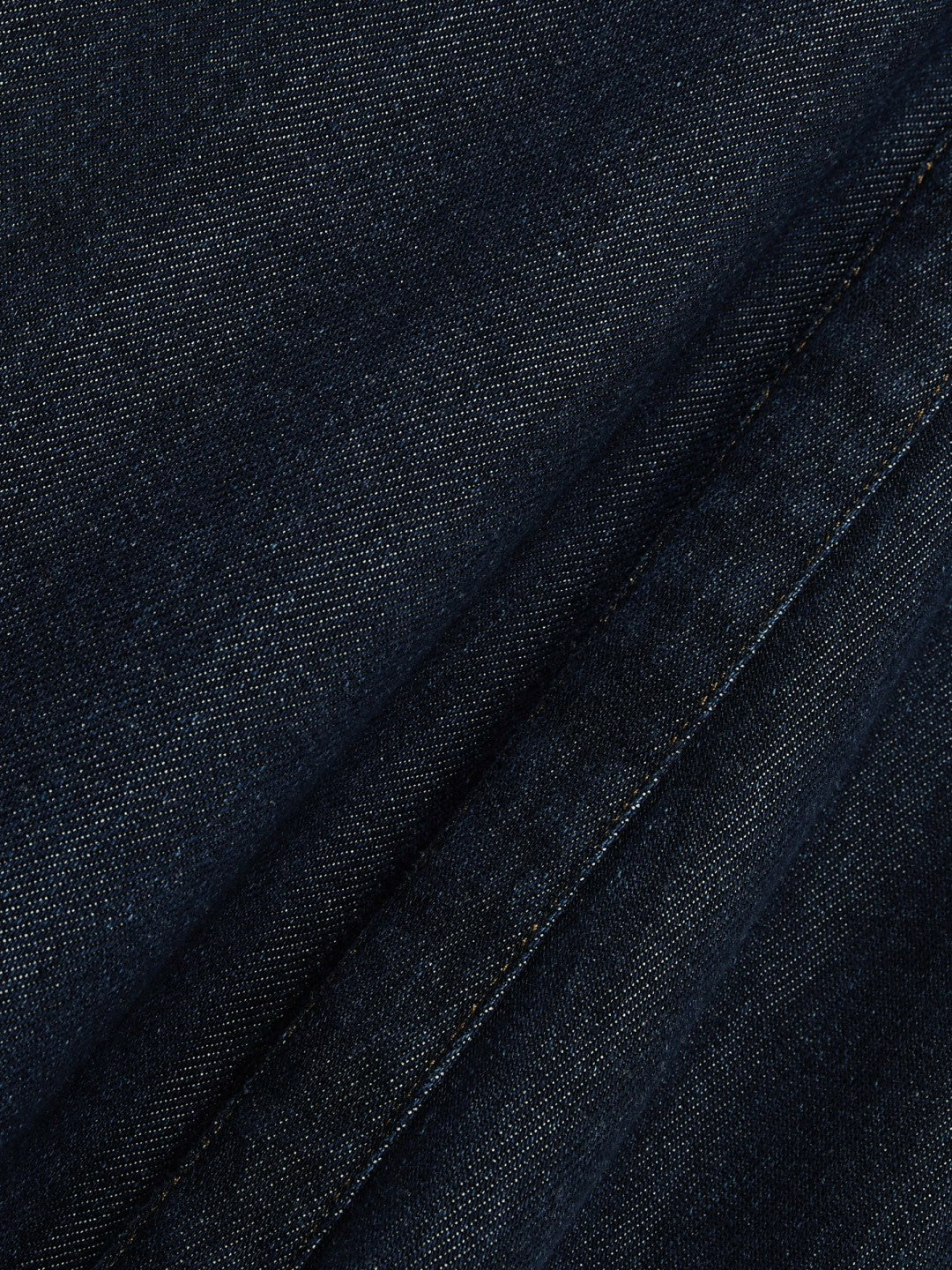 Denim Halterneck Maxi Dress in Indigo