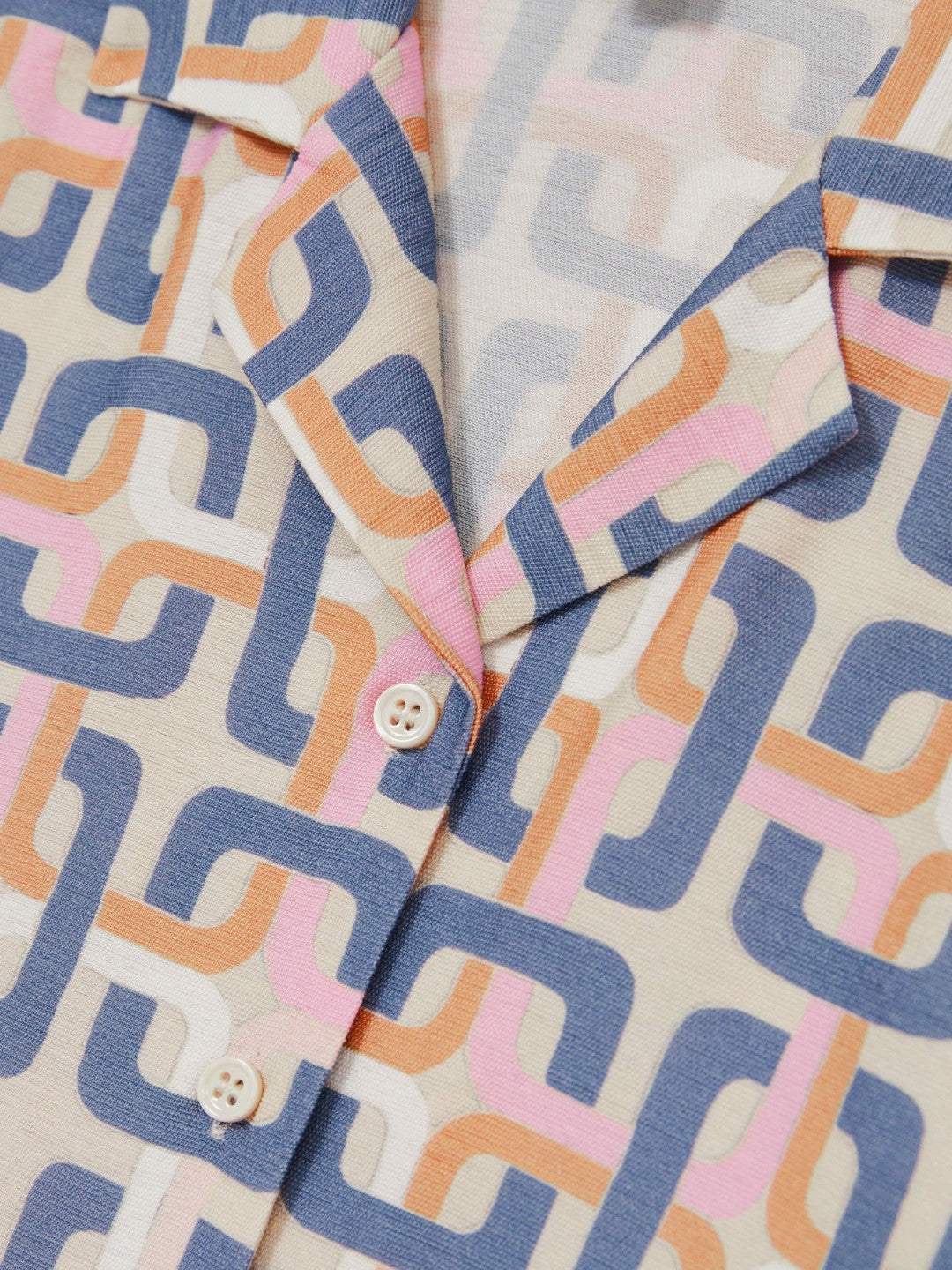 4-9 yrs Geometric Chain Print Shirt in Multi