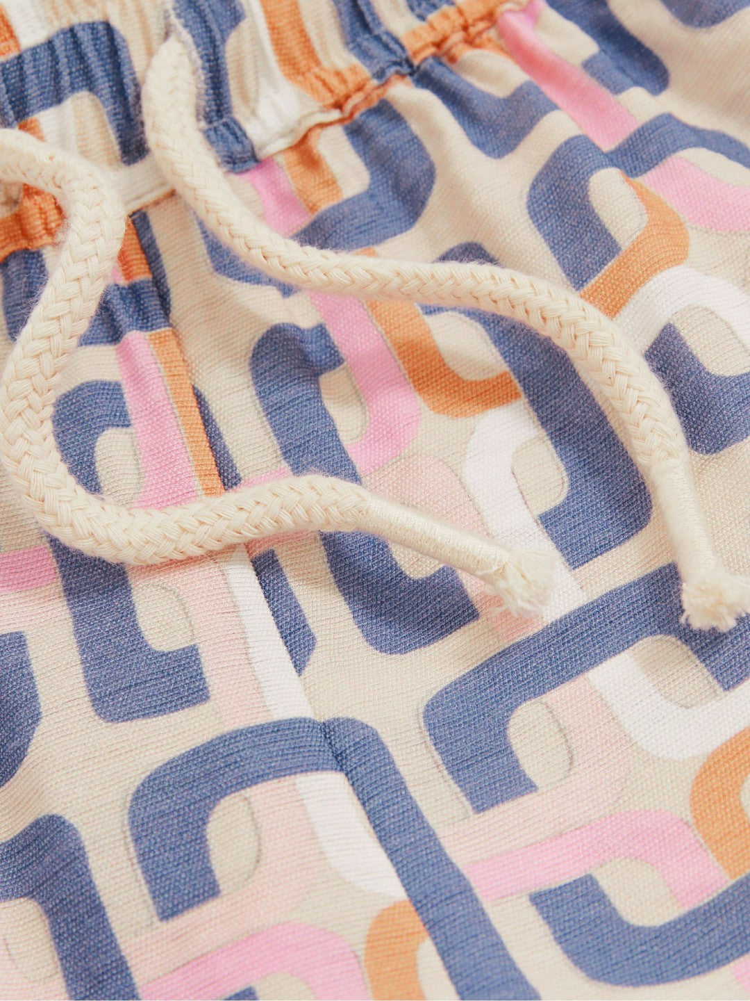 13-14 yrs Geometric Chain Print Shorts in Multi