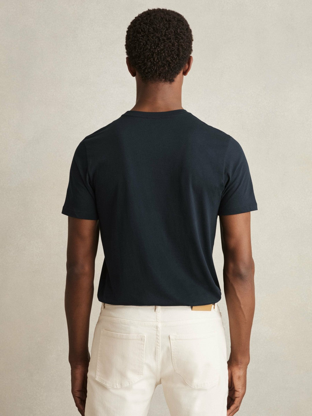 Cotton-Jersey Crew-Neck T-shirts 3 Pack in Navy