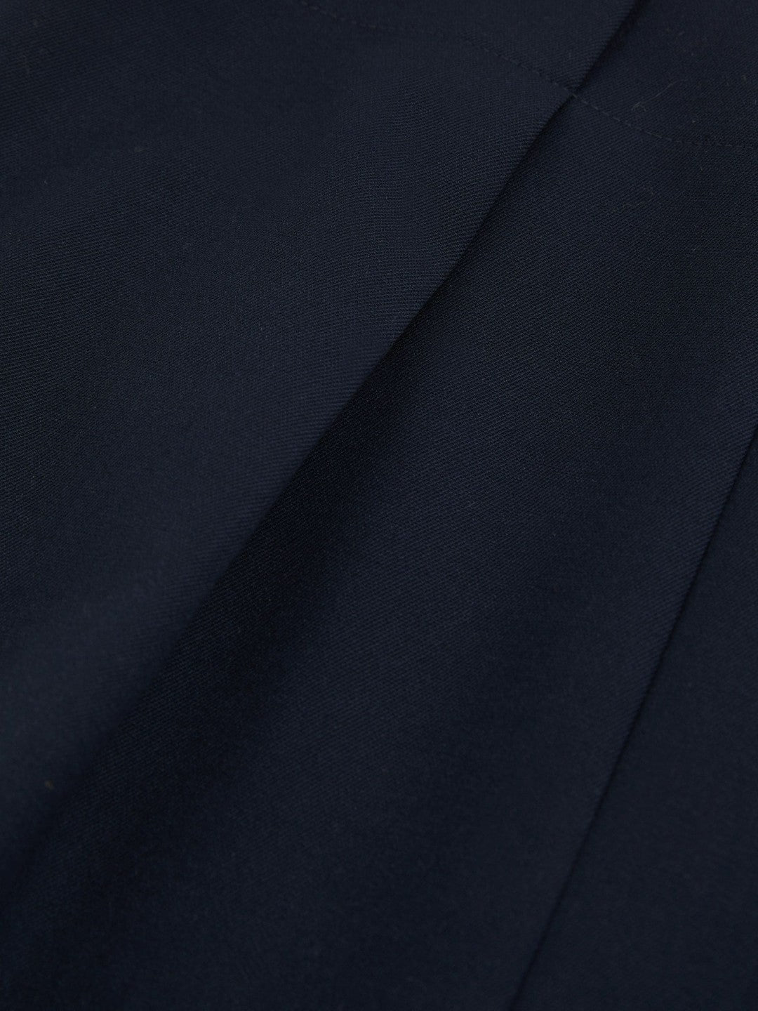 Petite Tailored Midi Suit Skirt in Navy