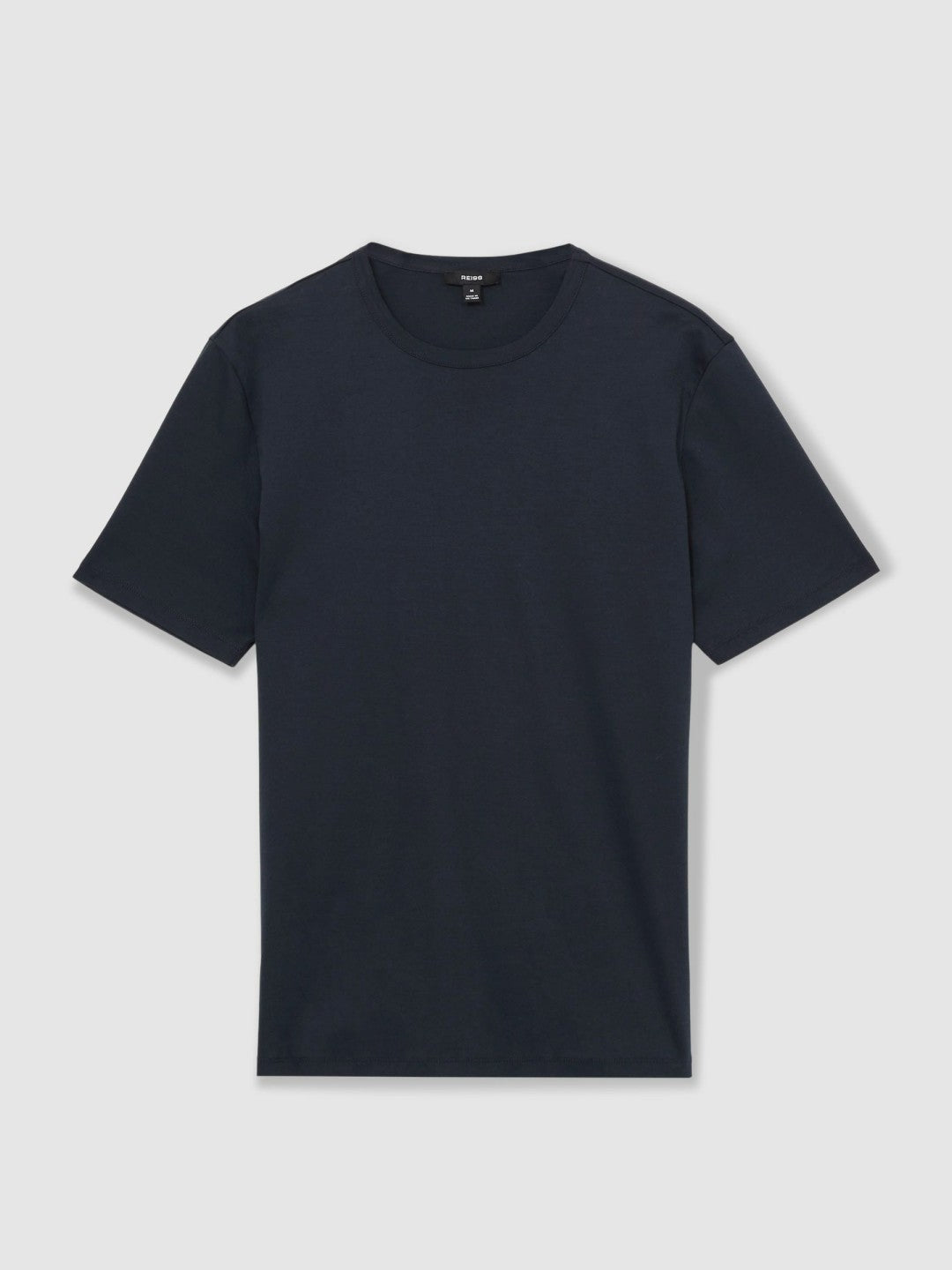 Mercerised-Cotton Crew-Neck T-Shirt in Navy