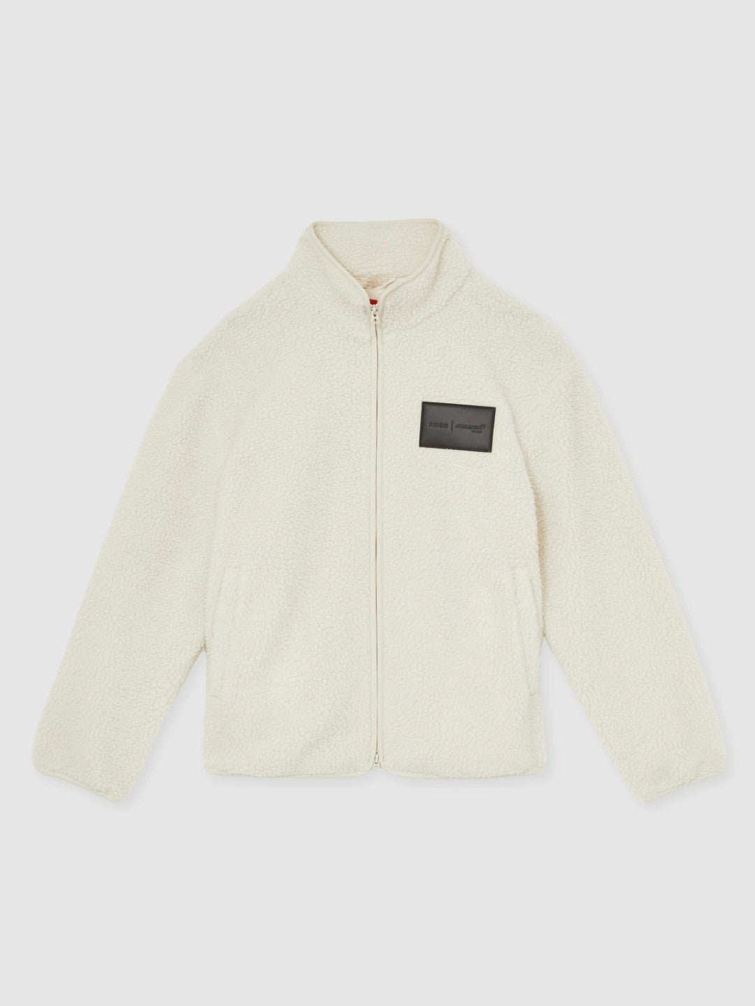 McLaren F1 Team Embroidered Fleece Jacket Unisex Fit in Off White
