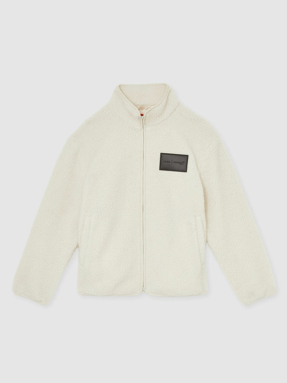 McLaren F1 Team Embroidered Fleece Jacket Unisex Fit in Off White