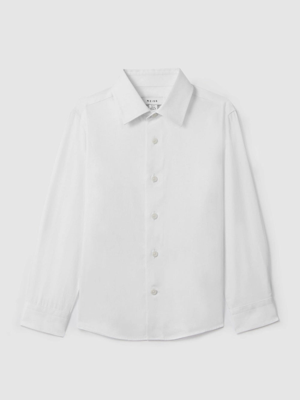 9-13 yrs Slim-Fit Cotton Shirt in White