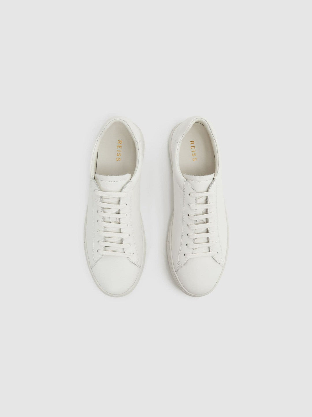 Leather Low-Top Trainers in White