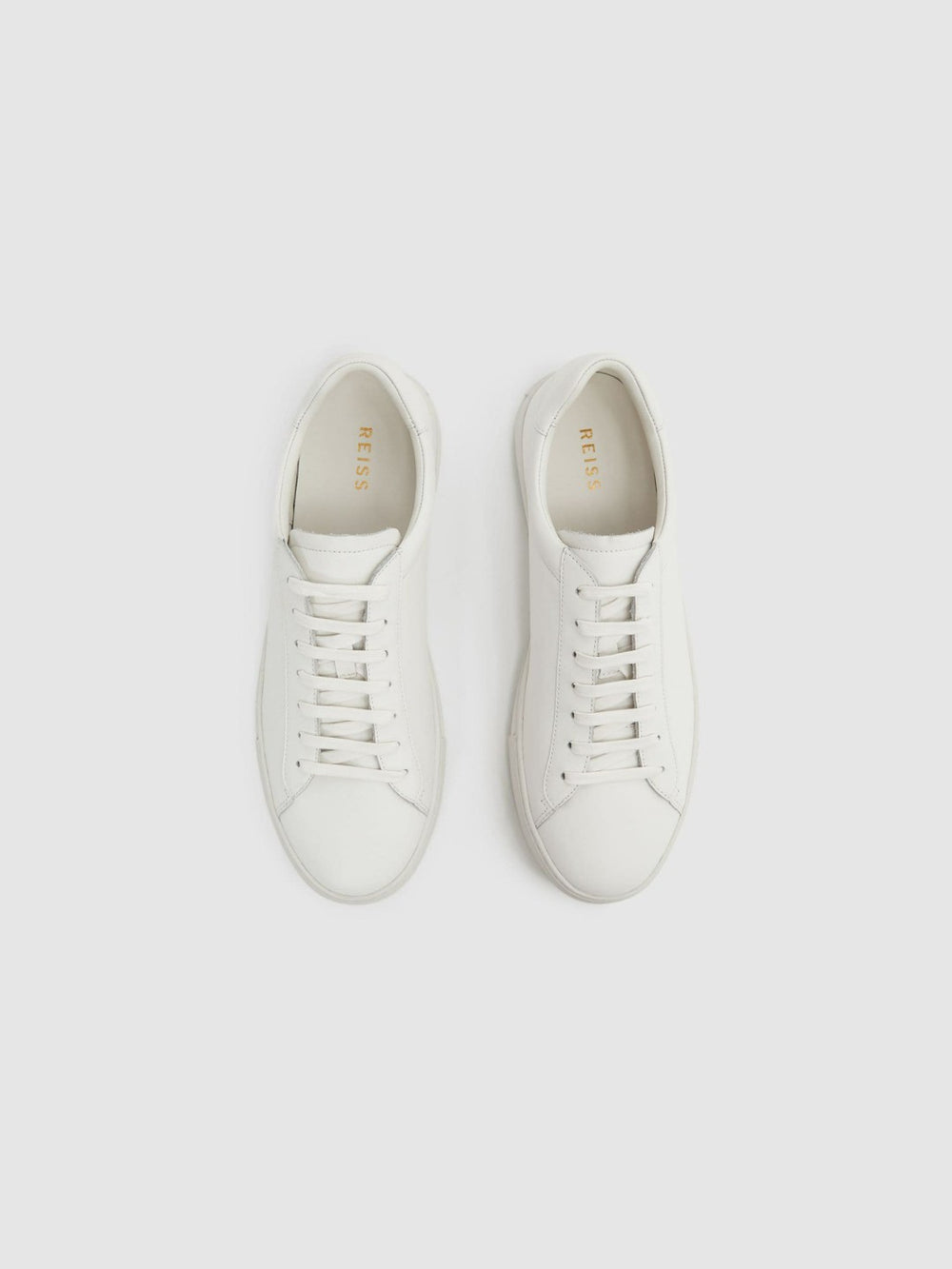 Leather Low-Top Trainers in White