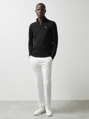 McLaren F1 Team Merino Half-Zip Jumper in Black