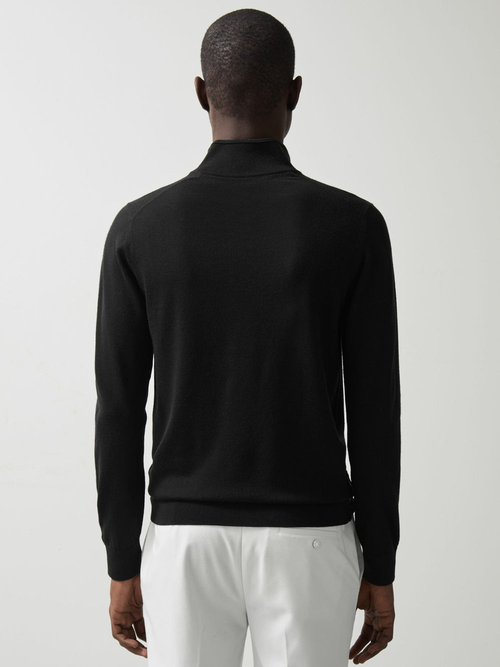 McLaren F1 Team Merino Half-Zip Jumper in Black
