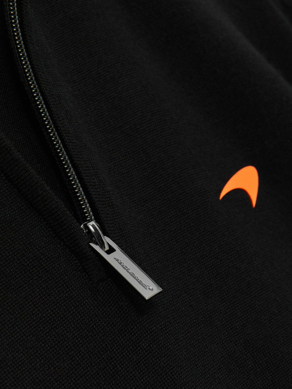 McLaren F1 Team Merino Half-Zip Jumper in Black