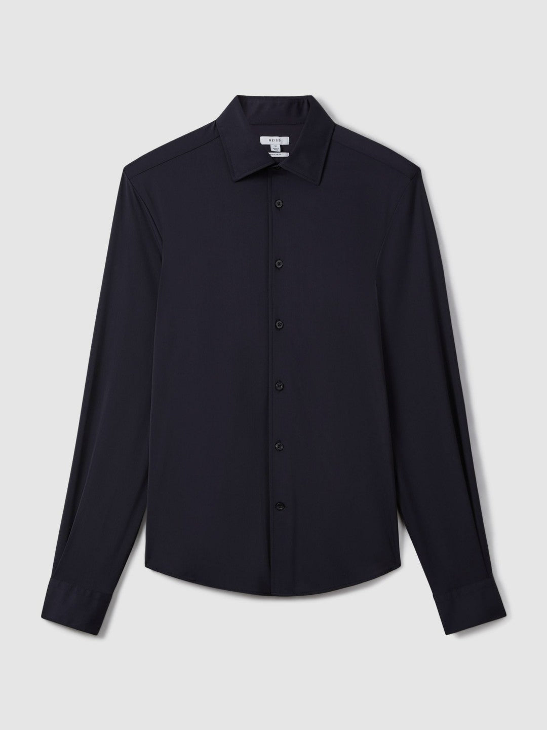 Long-Sleeve Travel Shirt in Navy