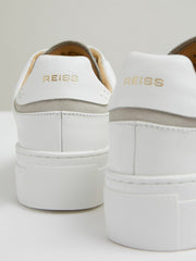 Leather Low-Top Trainers in White