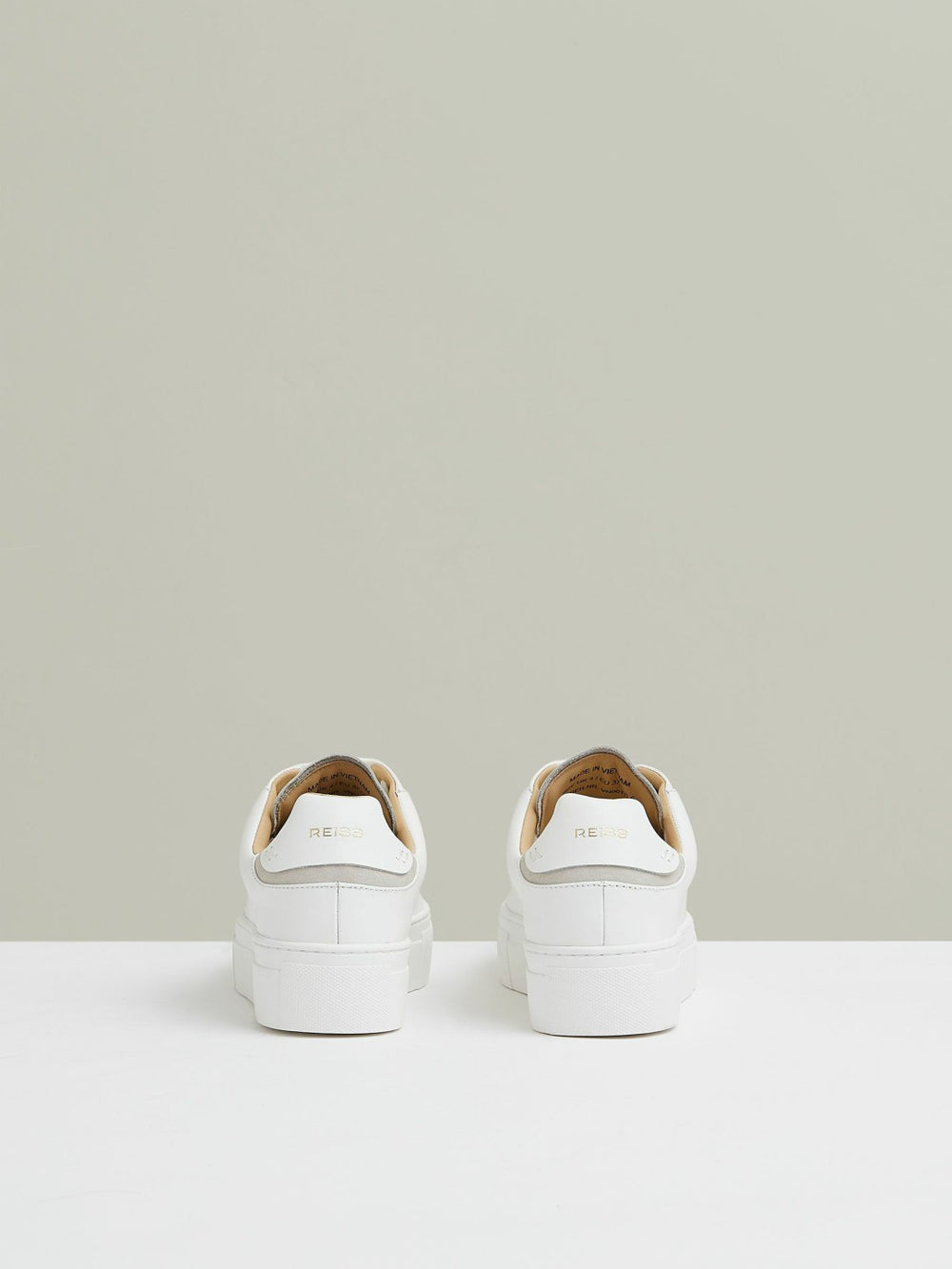 Leather Low-Top Trainers in White