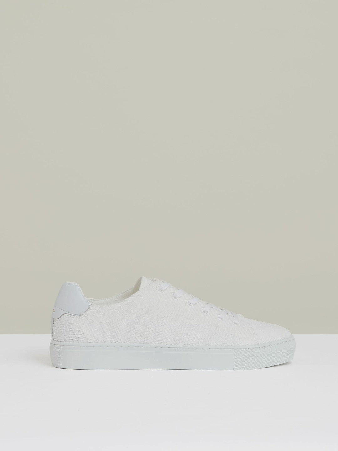 Knitted Low-Top Trainers in White