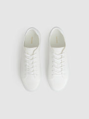 Knitted Low-Top Trainers in White