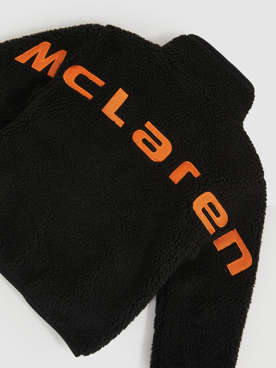 13-14 yrs Unisex Fit McLaren F1 Team Embroidered Fleece Jacket in Black