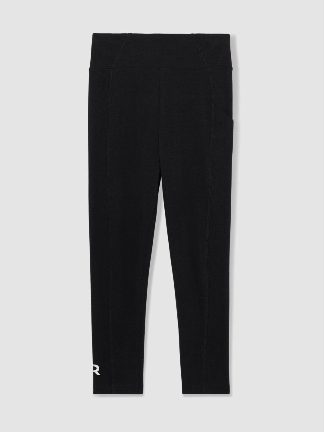 4-9 yrs Stretch Logo Print Leggings in Black