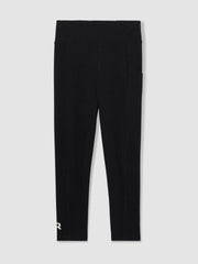 4-9 yrs Stretch Logo Print Leggings in Black