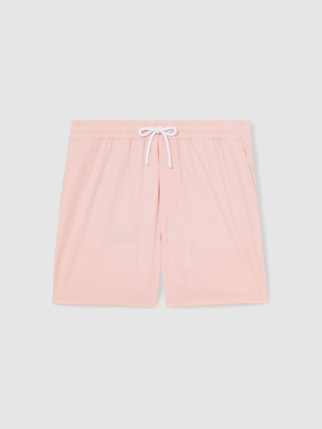 Drawstring Swim Shorts in Pink