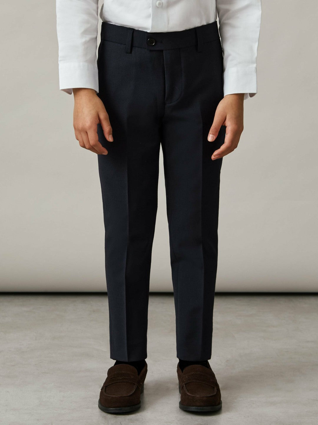 3-9 yrs Wool-Blend Suit Trousers in Navy