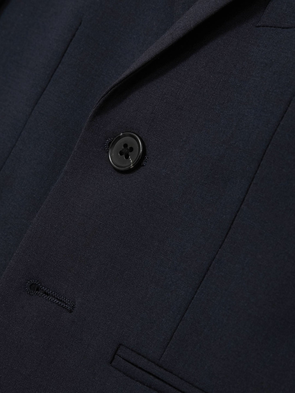 9-14 yrs Wool-Blend Single-Breasted Suit Blazer in Navy