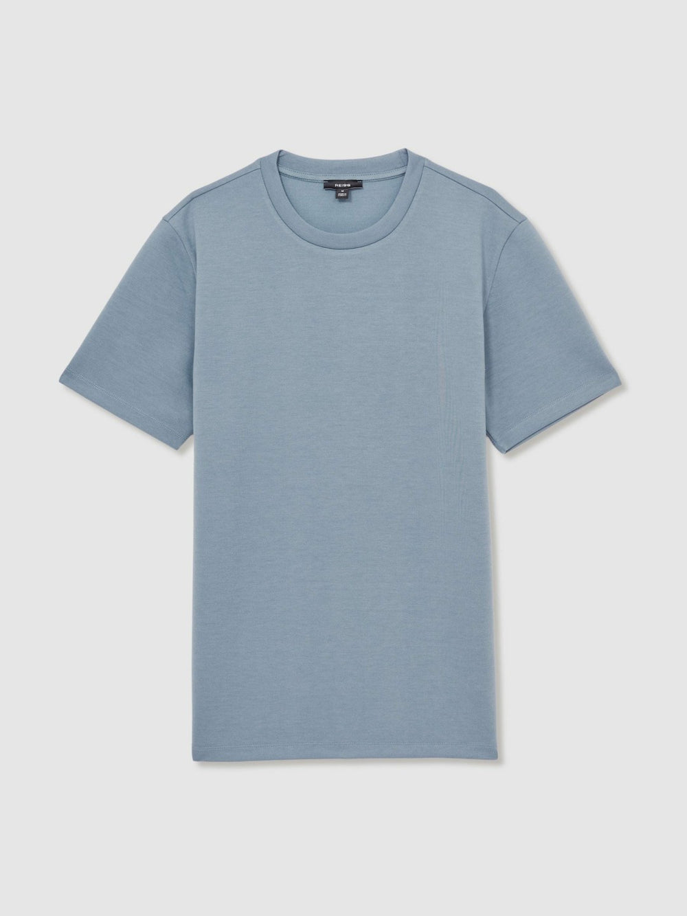 Interlock Jersey Crew Neck T-Shirt in Airforce Blue