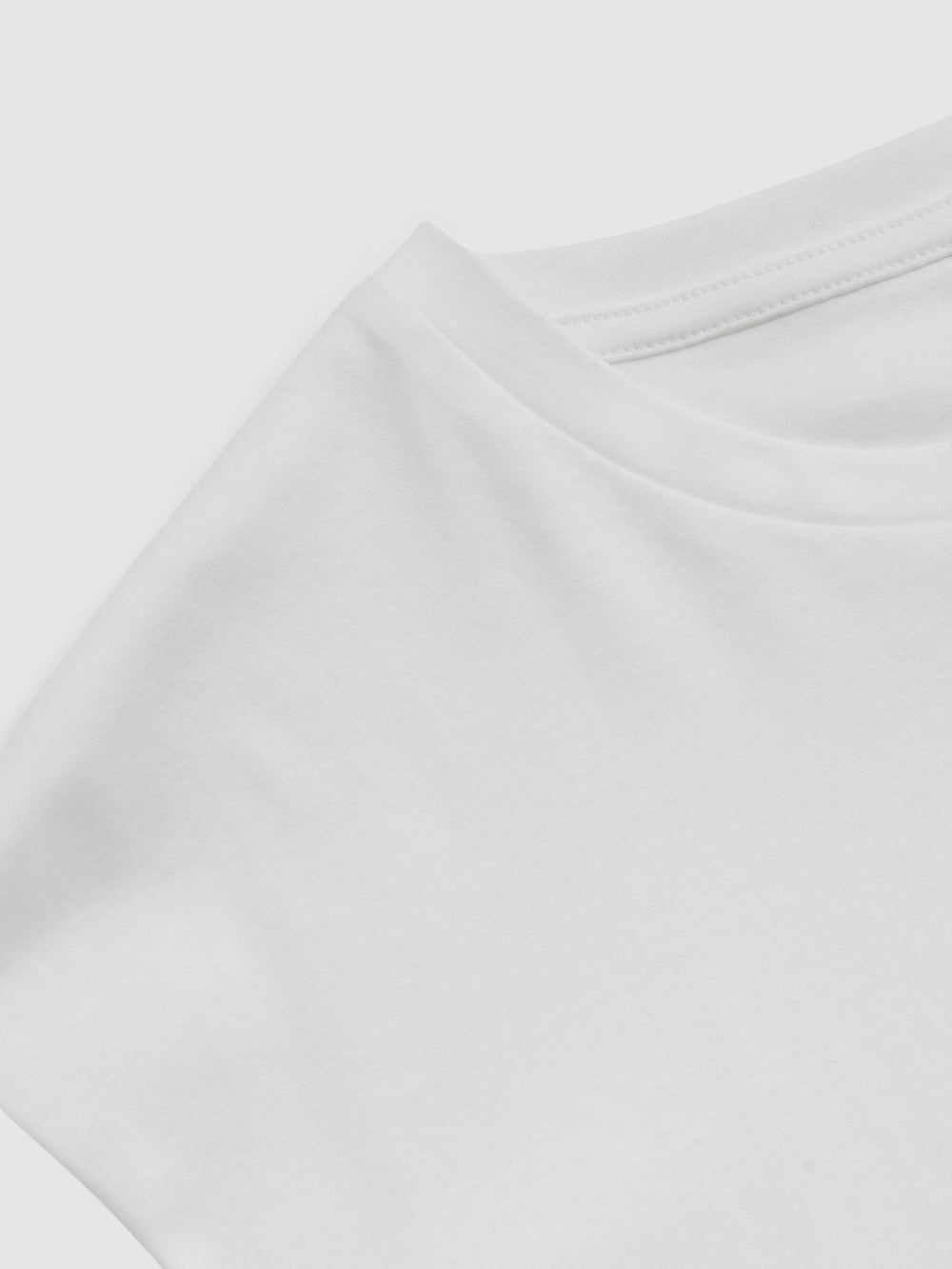 Cotton Sports-Fit T-Shirt in White