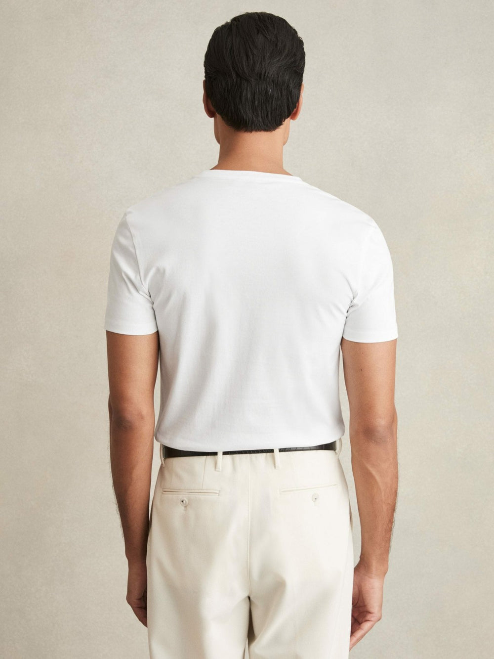 Cotton Sports-Fit T-Shirt in White