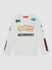 McLaren F1 Team Cotton Logo T-Shirt Unisex Fit in White