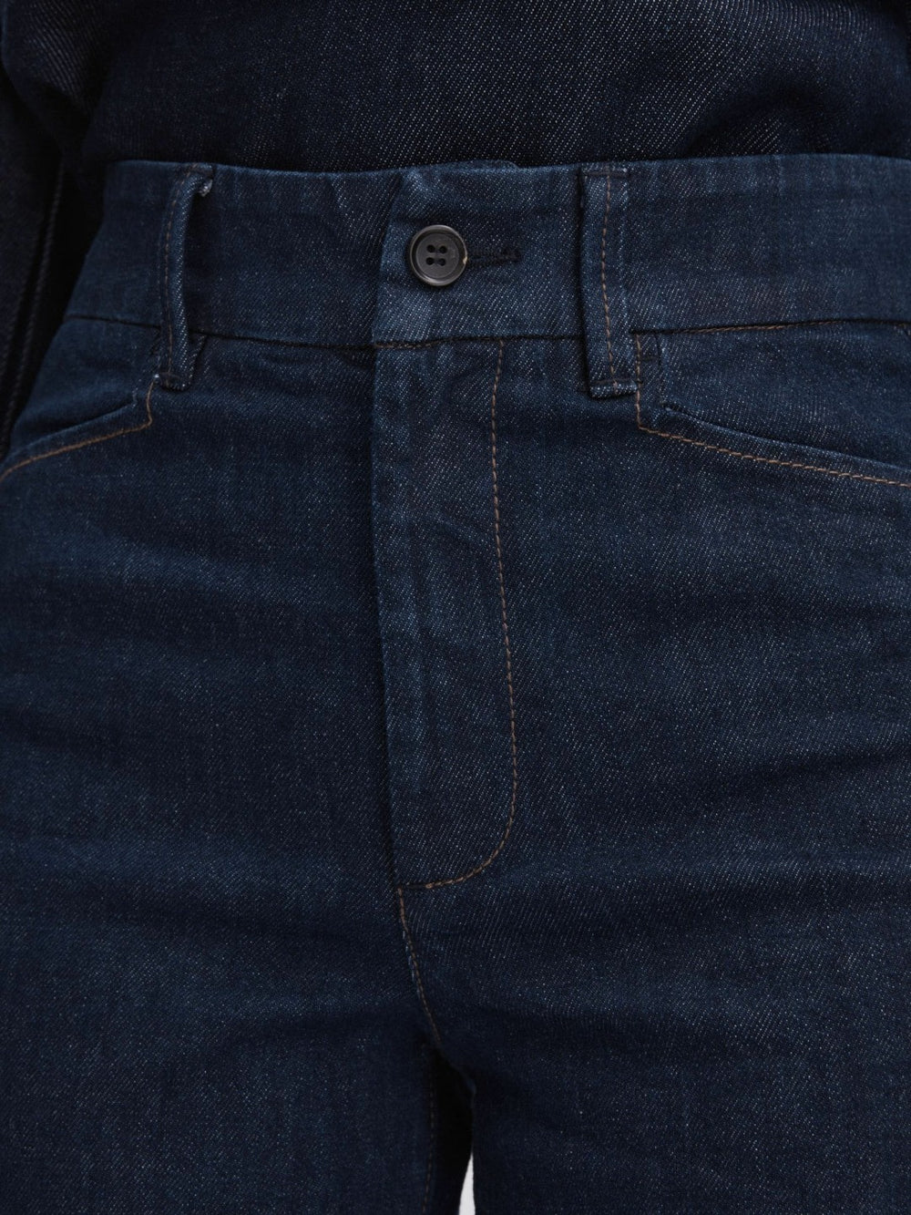 Paige High Rise Wide Leg Jeans in Edinburgh Dark Blue