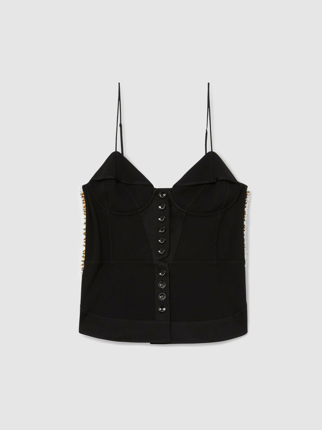 Atelier Embellished Corset Top in Black