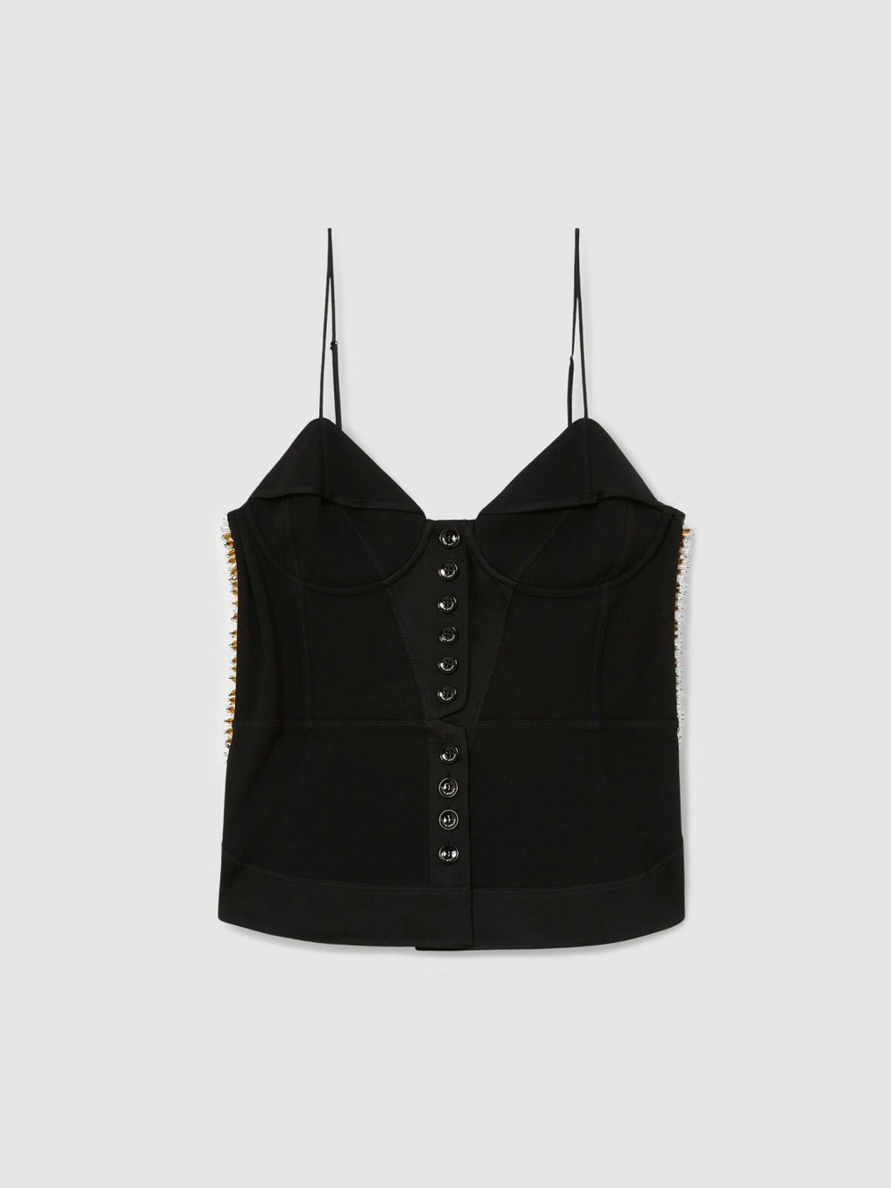Atelier Embellished Corset Top in Black