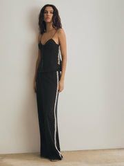 Atelier Embellished Corset Top in Black