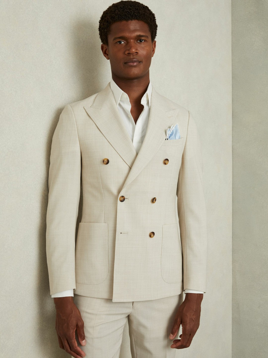 Ceremony Light Blue Silk Pocket Square