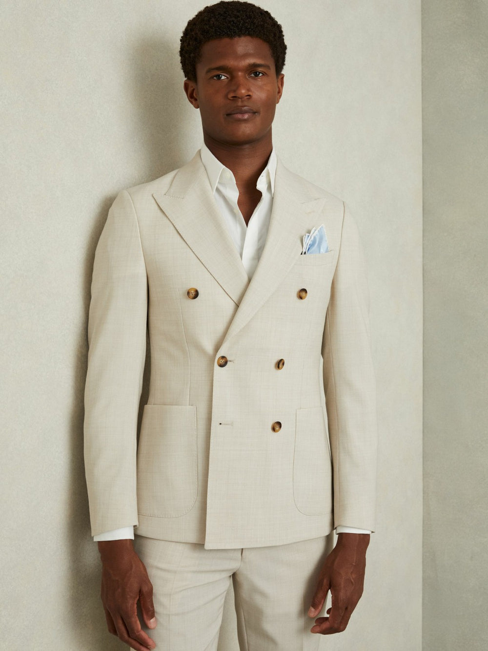 Ceremony Light Blue Silk Pocket Square
