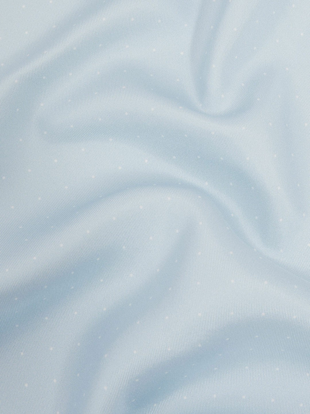 Polka Dot Silk Pocket Square in Light Blue
