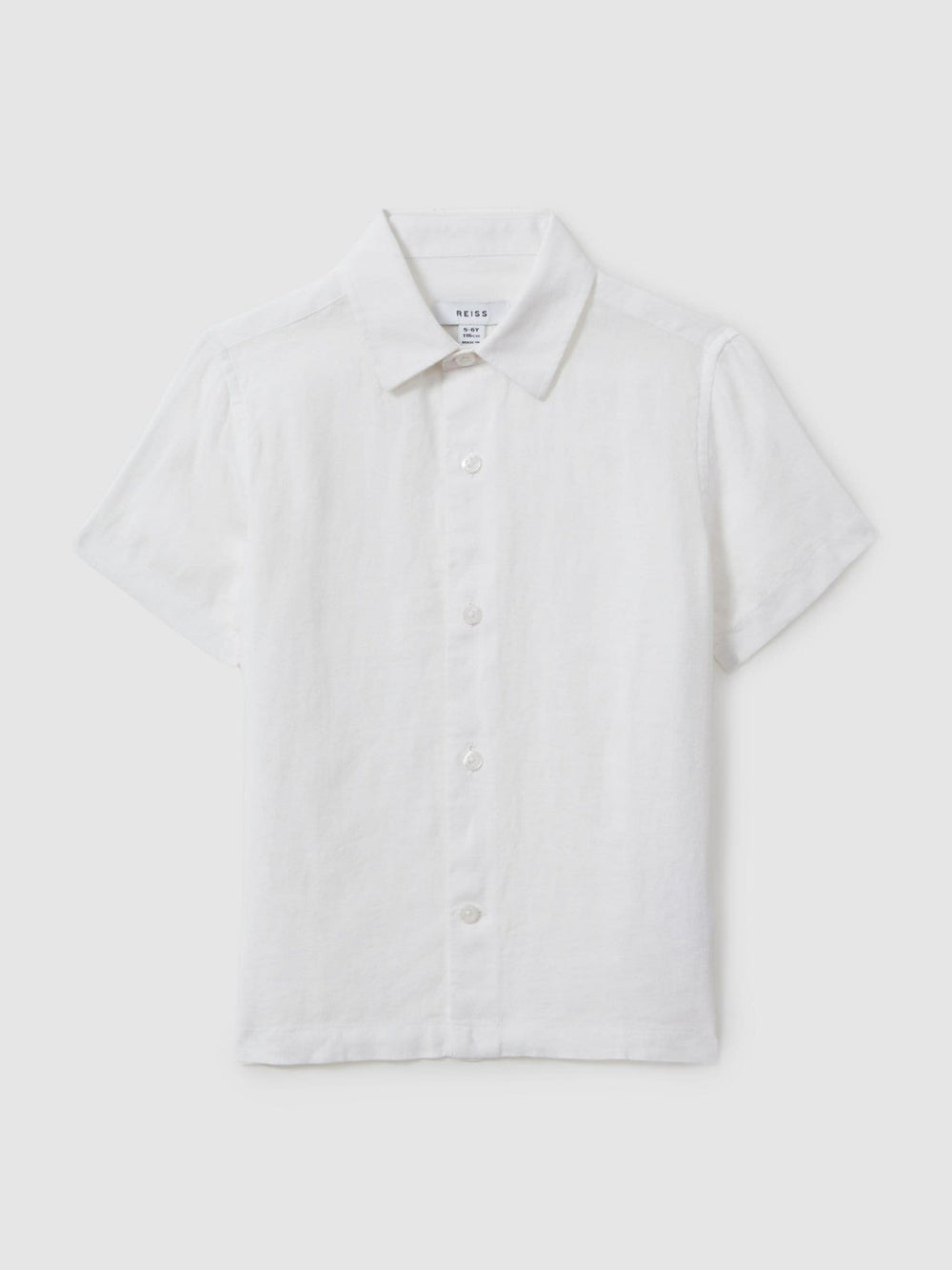 3-9 yrs Short Sleeve Shirt in White