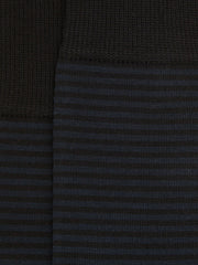 Striped Socks in Black/Navy