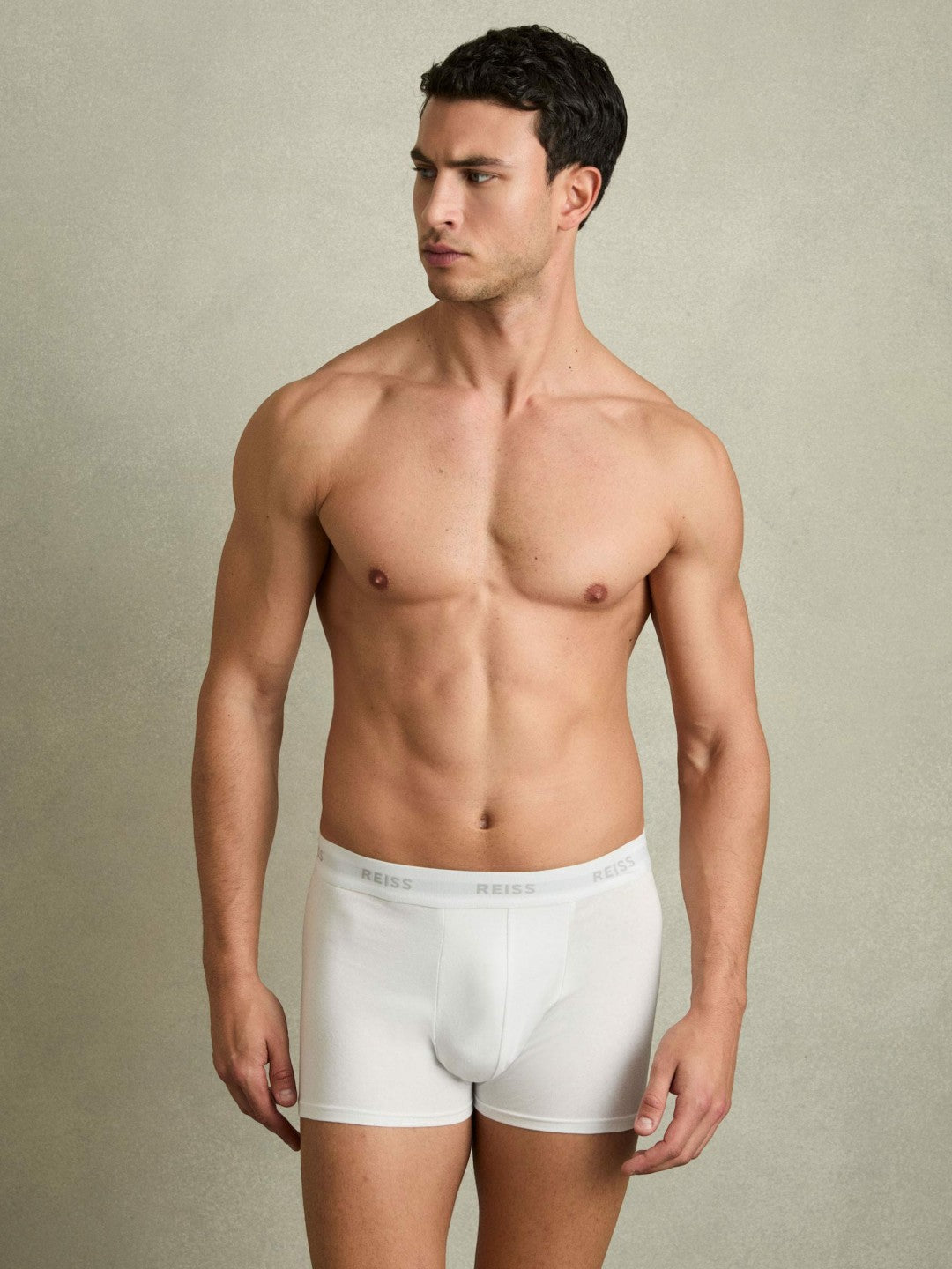 Three Pack Cotton Boxers in Multi
