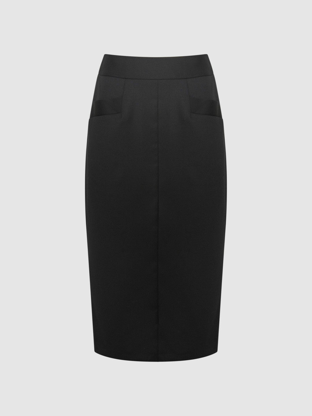 Petite Tailored Pencil Skirt in Black